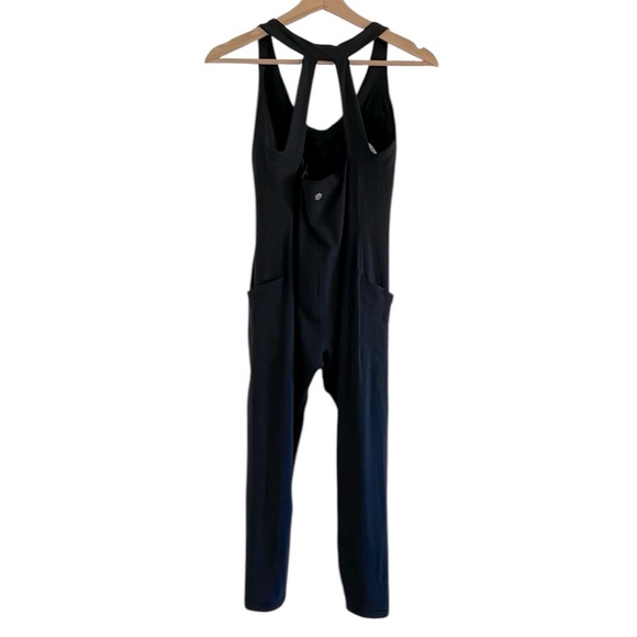 Athleta Transcend 7/8 Bodysuit Women’s Size Medium Yoga Athletic Workout Black - Picture 7 of 14